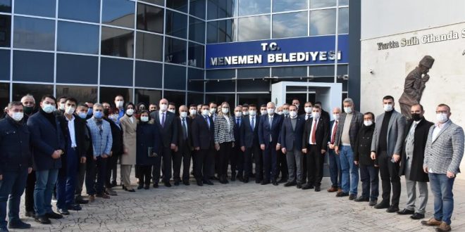 Aydın Pehlivan’ı, AK Parti heyeti ziyaret etti