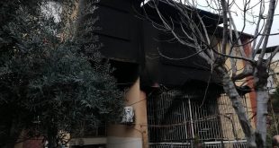 Aydın'da çıkan ev yangınında 1 kişi ağır yaralandı