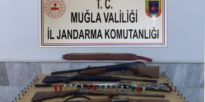 Muğla'da silah ve mühimmat kaçakçılığı operasyonunda bir şüpheli yakalandı