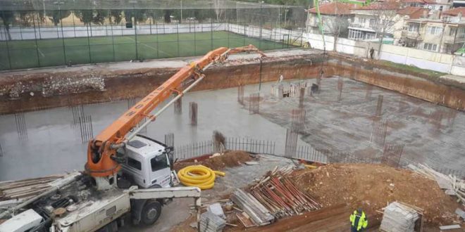 Soma'da hayırsever iş adamının yaptıracağı okulun temeli atıldı