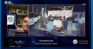 Toyota Otomotiv Sanayi Türkiye'ye Yılın Üretici Devi ödülü