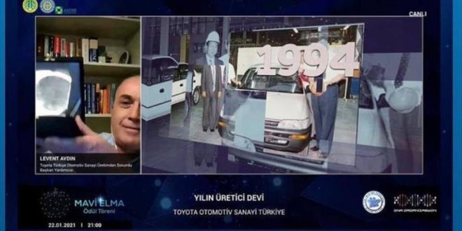 Toyota Otomotiv Sanayi Türkiye'ye Yılın Üretici Devi ödülü