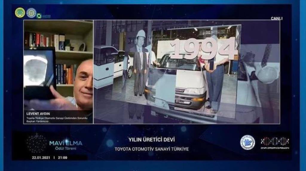 Toyota Otomotiv Sanayi Türkiye'ye Yılın Üretici Devi ödülü