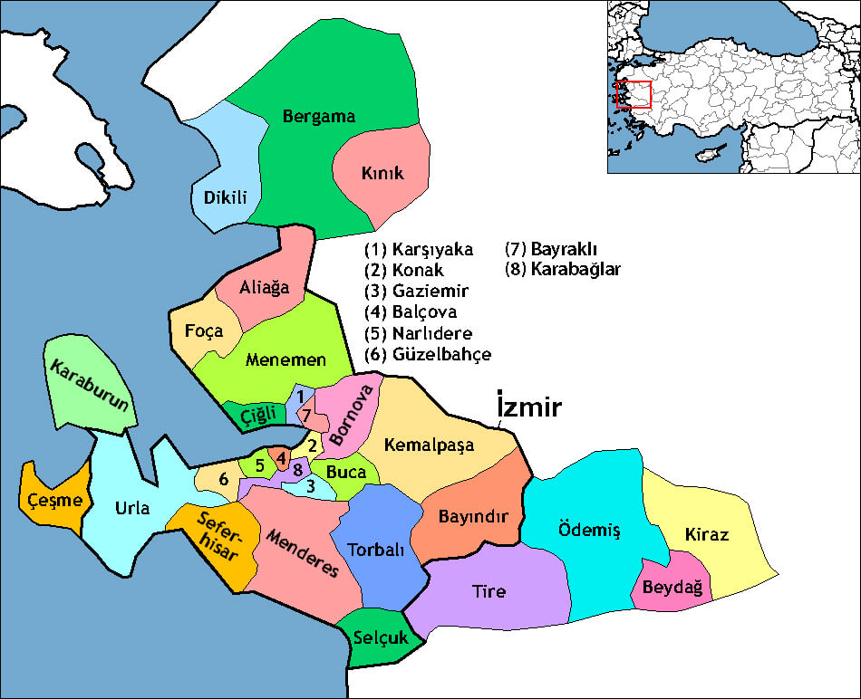 İzmir Haritası