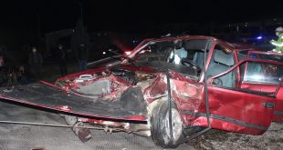 Ödemiş'de trafik kazasında 1 kişi yaralandı.