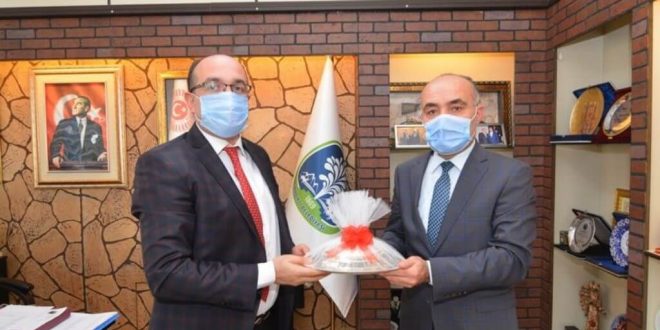 Sandıklı SGK Müdürü Öztürk'ten, Belediye Başkanı Çöl'e veda ziyareti