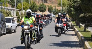 Aydın'da motosiklet tutkunları müzelerin tanıtımı için sürüş yaptı