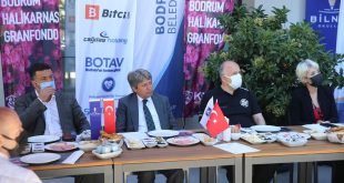 Bisiklette Bodrum Halikarnas Gran Fondo Uluslararası Yol Yarışı öncesi toplantı yapıldı