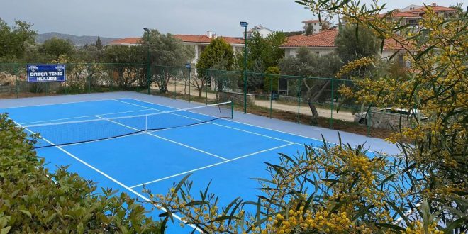 Datça Tenis Kulübü yeni yerinde hizmet veriyor