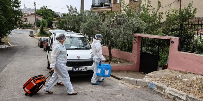 İzmir'de tam bağımlı, orta düzey ve ağır engellilere Kovid-19 aşısı yapılmaya başlandı