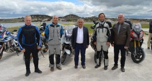 Motosiklet markalarının Türkiye yöneticileri Frig Vadisi'ni gezdi