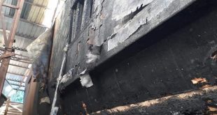 Muğla'nın Fethiye ilçesindeki tersane yangınında iki teknede hasar oluştu