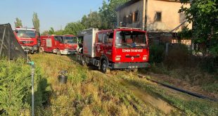 Ödemiş ilçesinde müstakil evde çıkan yangın söndürüldü