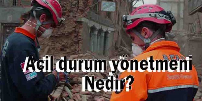 Acil durum yönetmeni