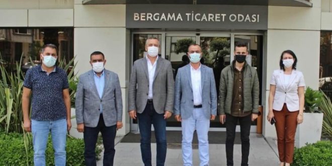 AK Parti Bergama ve Dikili ilçe başkanları BERTO'yu ziyaret etti