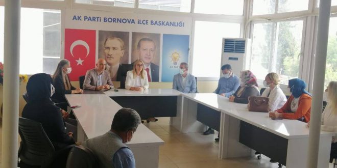 AK Parti İzmir Milletvekili Çankırı, Bornova'da incelemelerde bulundu
