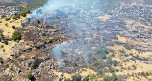 Bodrum'da verici istasyonlarının bulunduğu alanda çıkan yangın söndürüldü