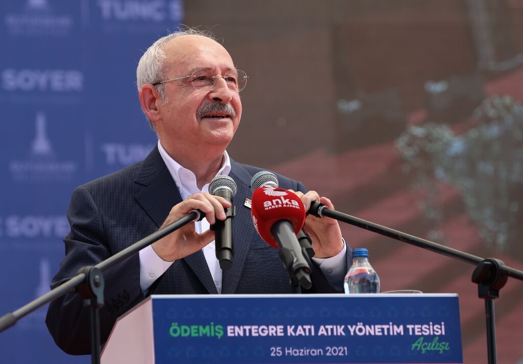 CHP Genel Başkanı Kılıçdaroğlu, İzmir'de katı atık yönetim tesisi açılışına katıldı: