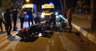 İzmir Tire ilçesinde iki motosiklet çarpıştı: 2 ağır yaralı