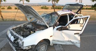 Manisa'da trafik kazasında biri çocuk 3 kişi yaralandı