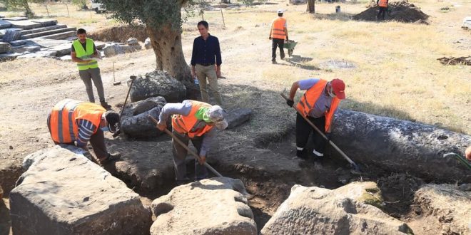 Muğla'da 2 bin 200 yıl önce yaptırılan Zeus Tapınağı eski ihtişamına kavuşuyor