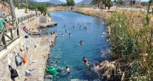 Muğla'da su kaplıcaları tesisinde çalışmalar sürüyor