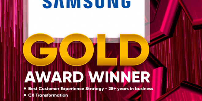 Müşteri deneyimi yarışmasında Samsung Türkiye’ye iki birincilik ödülü!