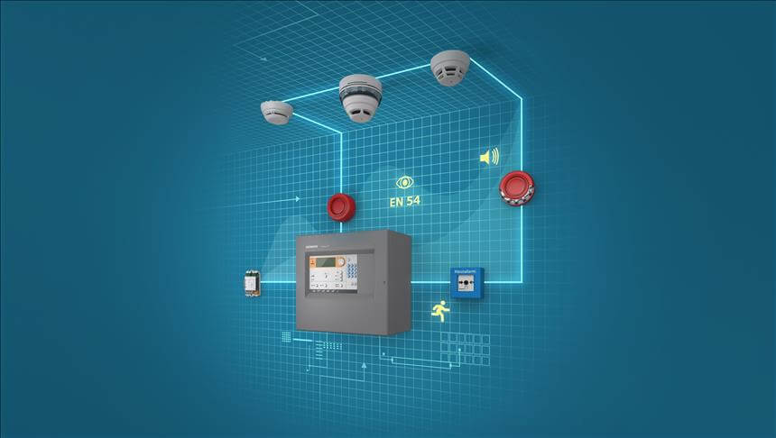 Siemens’in yangın koruma sistemi binaların korunmasında rahatlık sunuyor