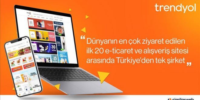 Trendyol, "Dünyanın en çok ziyaret edilen ilk 20"sinde Türkiye’den tek şirket oldu