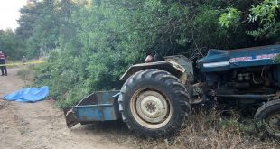 Turgutlu'da traktörün devrilmesi sonucu 1 kişi öldü
