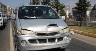 Uşak’ta zincirleme trafik kazasında 1 kişi yaralandı