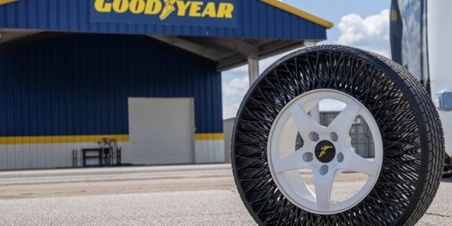 Goodyear'ın havasız lastikleri ilk olarak otonom toplu taşıma araçlarda kullanılacak