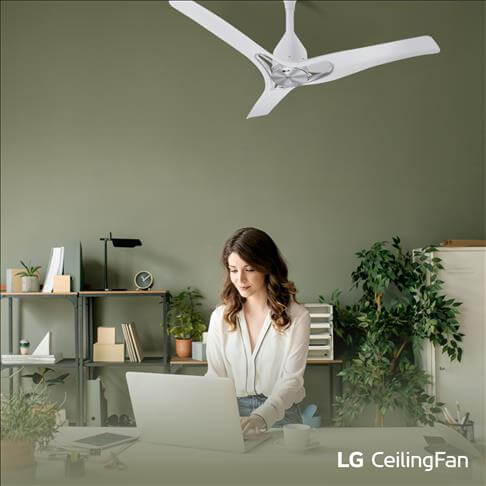 LG CeilingFan ile doğal serinlik