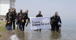 SOCAR Gönüllüleri Marmara Denizi'nde müsilaj ve çöp temizliği yaptı