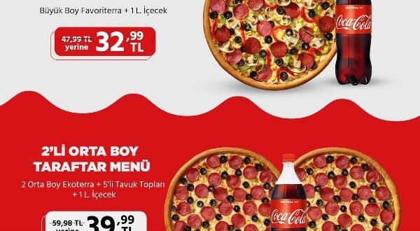 Yemeksepeti Pizza Ayına özel indirimlerle taraftarların futbol keyfini katlıyor