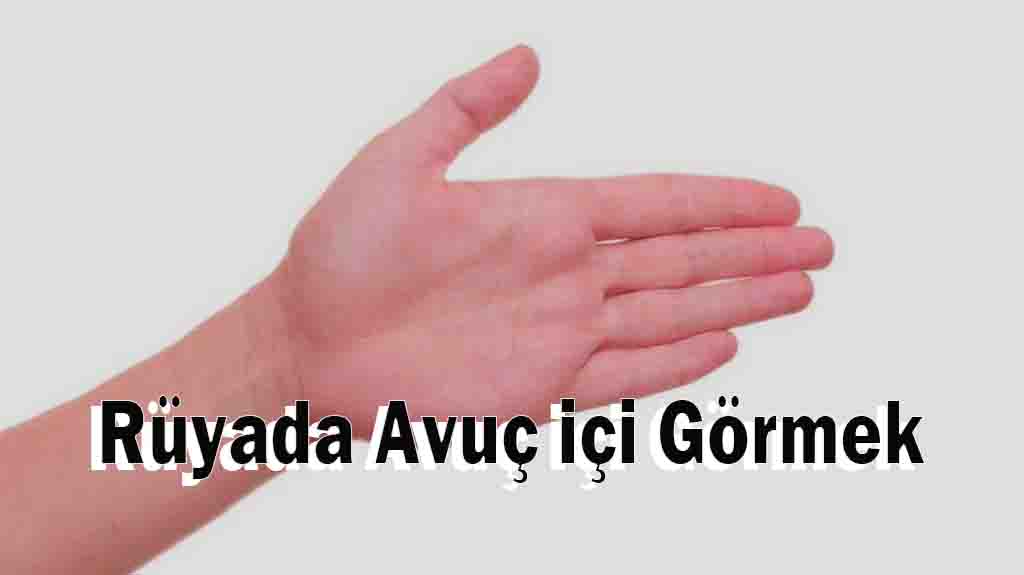 Rüyada Avuç içi Görmek