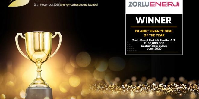 Türkiye’nin ilk sürdürülebilir Sukuk ihracını yapan Zorlu Enerji’ye Bonds & Loans Ödülü