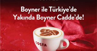 İngiltere’nin 1 Numaralı Kahve Zinciri Costa Coffee Boyner ile Türkiye’de!