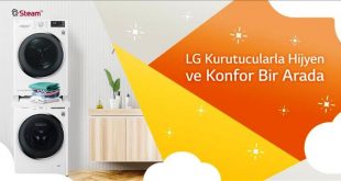 LG kurutucularda hijyen ve konfor bir arada sunuluyor