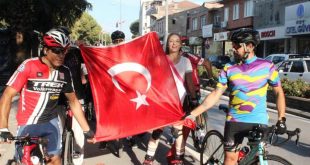 Ödemiş'te pedallar kurtuluş bayramı için çevrildi