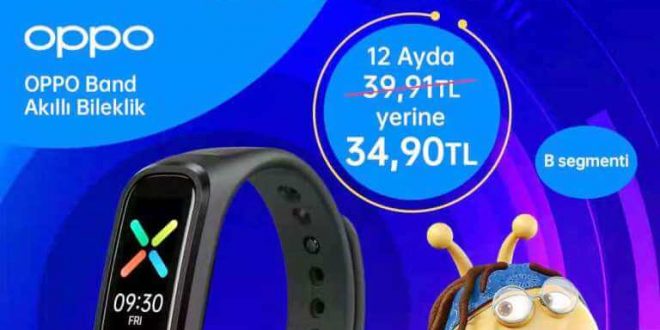 OPPO Band Giyilebilir Ürünler Kampanyasında İndirimli Fiyatıyla Turkcell Mağazalarında