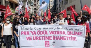 Vatan Partisinden Mimarlar Odası Ankara Şubesinin Jin Tv'ye ödül vermesine tepki