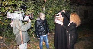 İzmir Ödemiş ilçesinin hayalet köyünde korku filmi çekiliyor