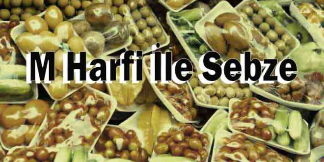 M Harfi İle Sebze