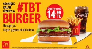 McDonald’s’tan geçmişte kalan fiyatıyla yepyeni menü: TBT Burger