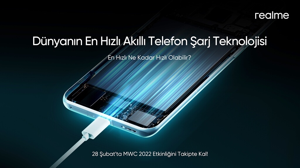 realme En Hızlı Şarj Teknolojisiyle Geliyor